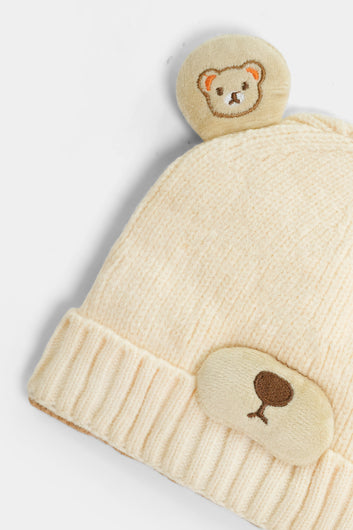 Baby Bear 3D Ear Winter Cap