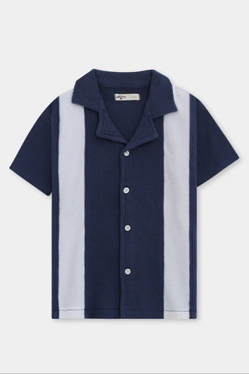 Coastal Waffle Panel Shirt