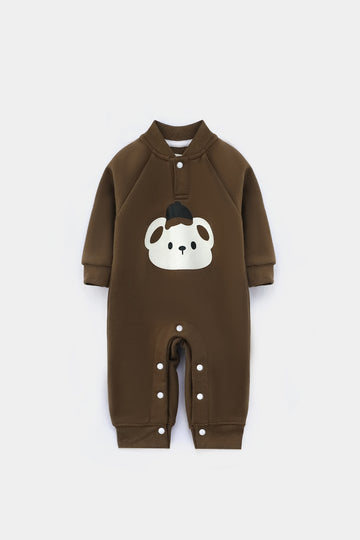 Cozy Bear Henley Romper