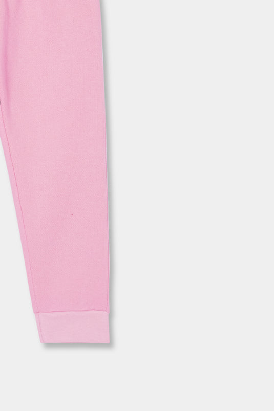 Petal Pink Organic Fleece Trouser