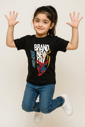 Spider-Man "Brand New Day" Tee – Black