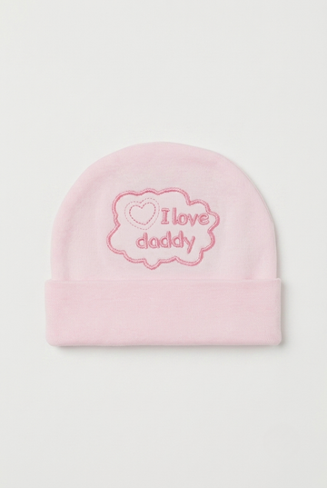 "I Love Daddy" Baby Summer Cotton Cap