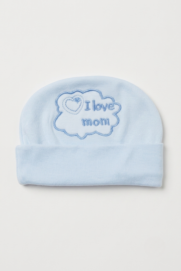 "I Love Mom" Baby Summer Cotton Cap