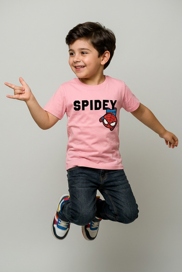 "Spidey" Tee – Peach