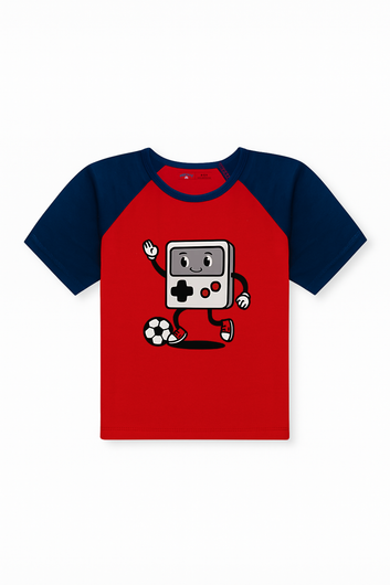 Game On Soccer Tee – Red & Navy Combo