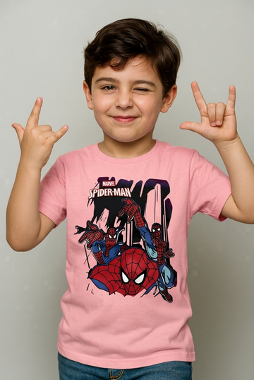 Spider-Man "Web Reach" Tee – Peach