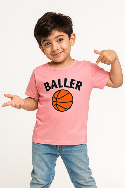 Peach Baller Cotton Tee