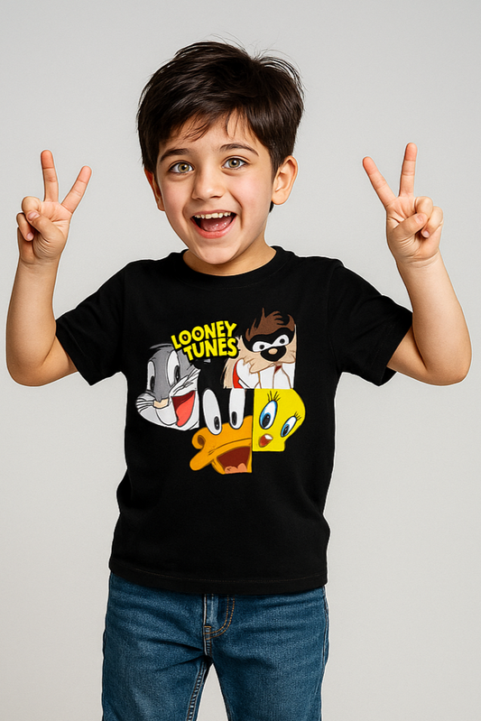 Looney Tunes Squad Tee – Black Classic