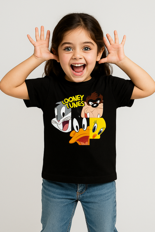 Looney Tunes Squad Tee – Black Classic