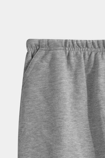 Light Grey Cotton Terry Shorts