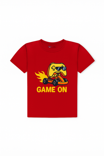 Game On Racer Tee – Red Power Edition