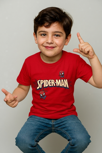 Spider-Man Web-Swing Tee – Red