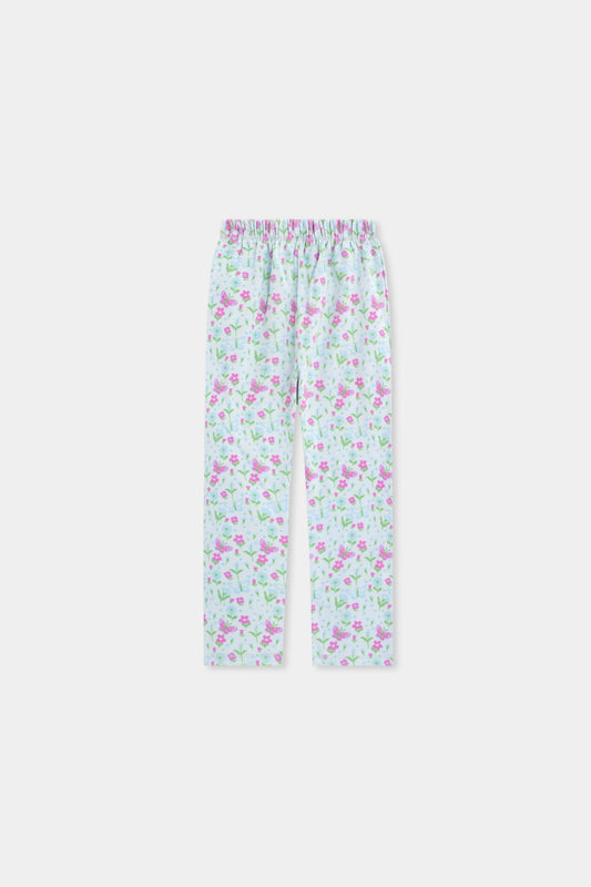 Garden Bloom Ribbed Tights