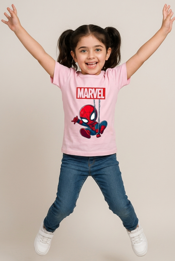 Marvel Spider-Man Swing Tee – Pink