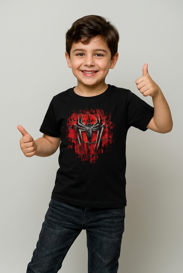 Spider-Man Emblem Tee – Black