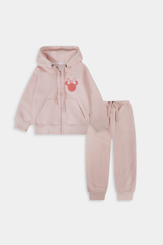 Baby Pink Minnie Mouse Tracksuit for Girls