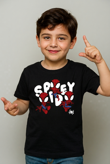 "Spidey Kid" Tee – Black
