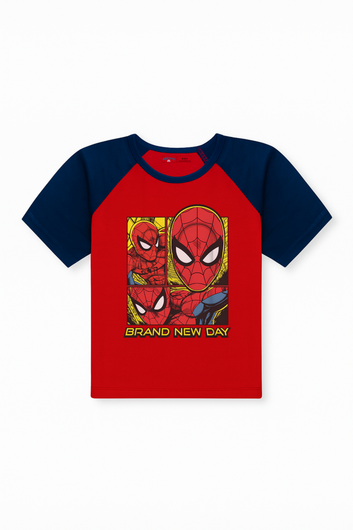Spider-Man Brand New Day Tee - Red and Navy