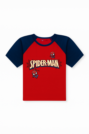 Spider-Man Web-Swing Tee - Red and Navy