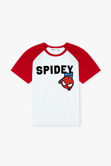 Spidey Tee - White and Red