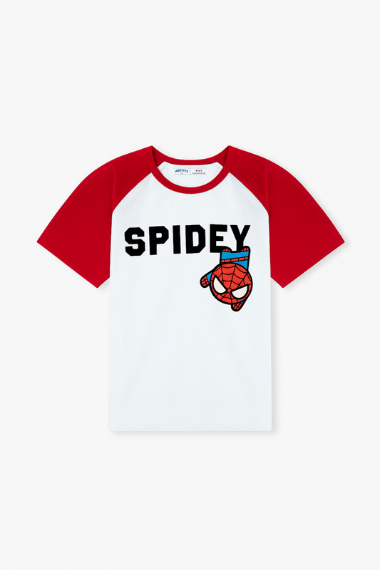 Spidey Tee - White and Red