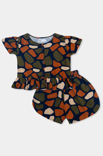 Pebble Patch Printed Summer Set