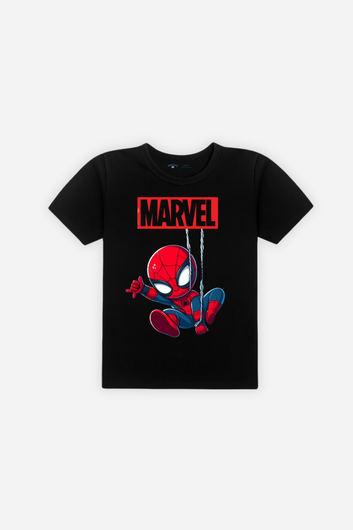 Marvel Spider-Man Swing Tee - Black
