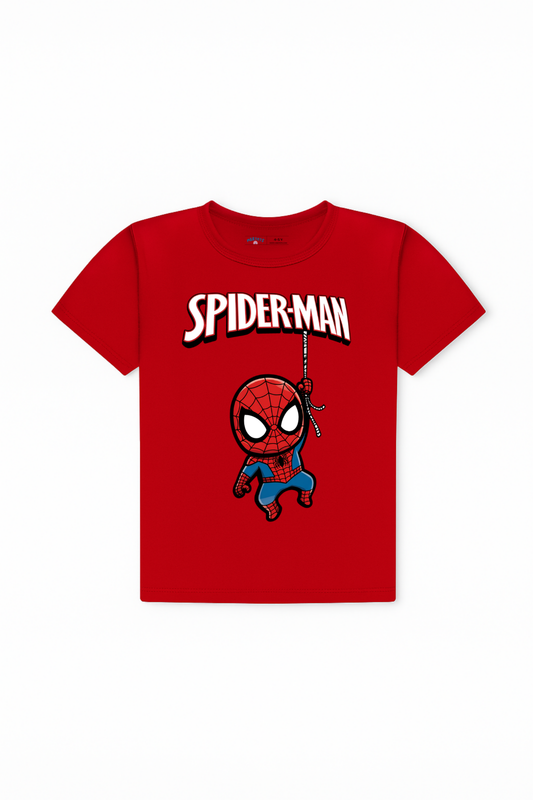 Spider-Man Hanging Web Tee - Red