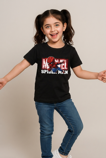 Marvel Spider-Man Action Tee – Black