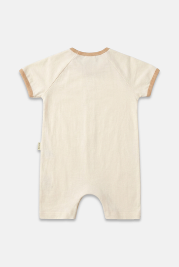Bear Face Cotton Romper