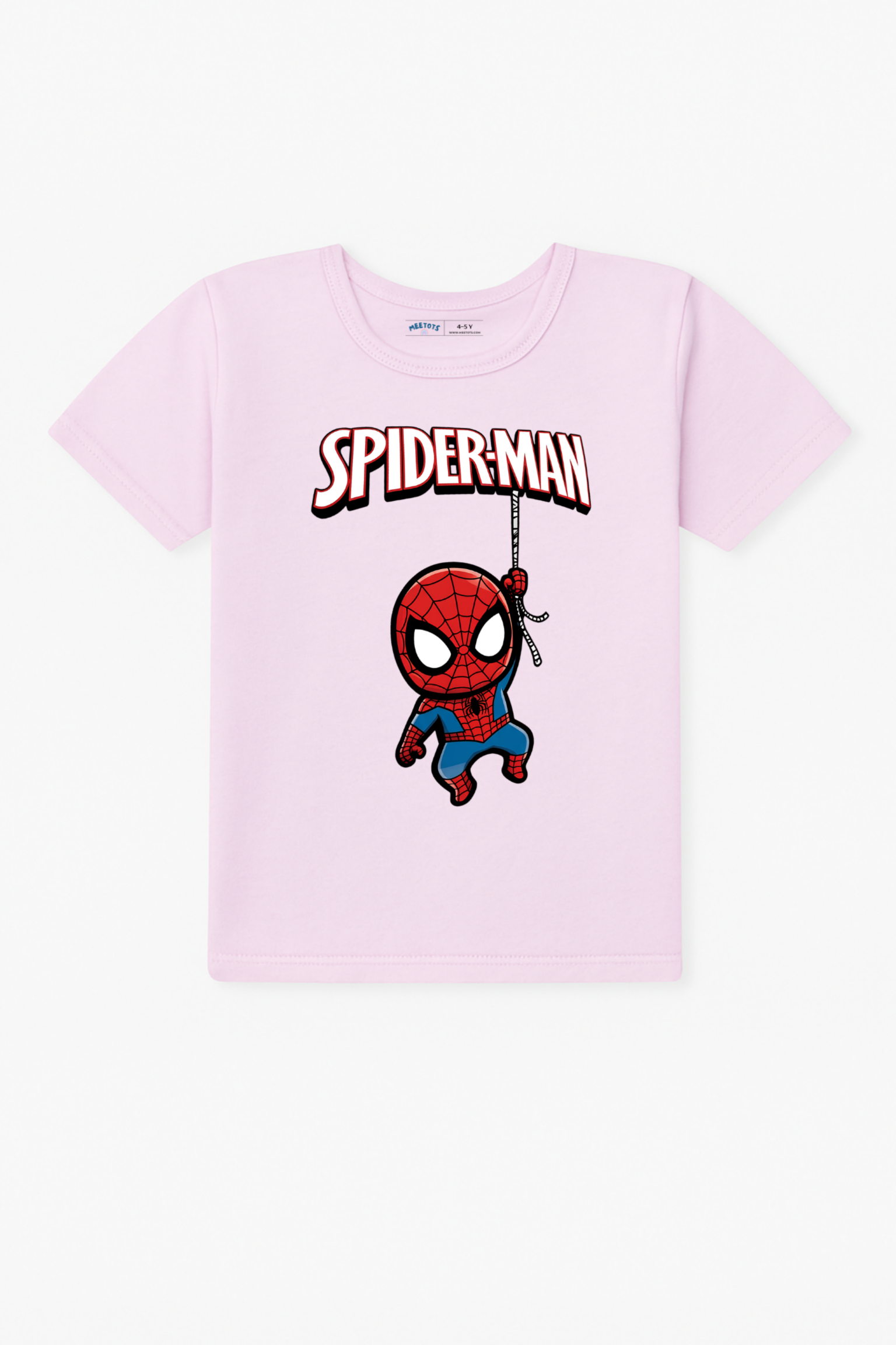 Spider-Man Hanging Web Tee - Pink