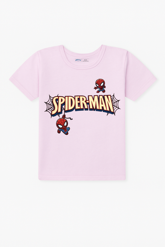 Spider-Man Web-Swing Tee - Pink
