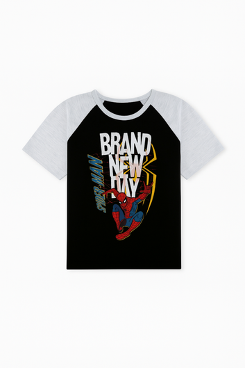 Spider-Man Brand New Day Tee - Black and Grey
