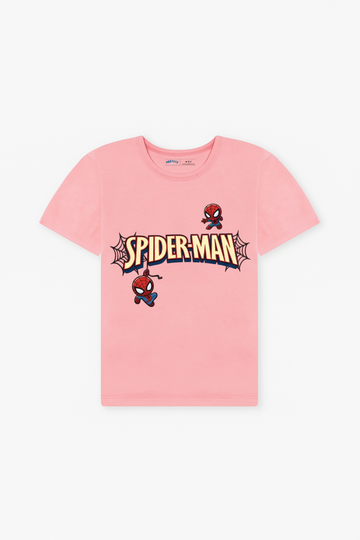 Spider-Man Web-Swing Tee - Pink V2