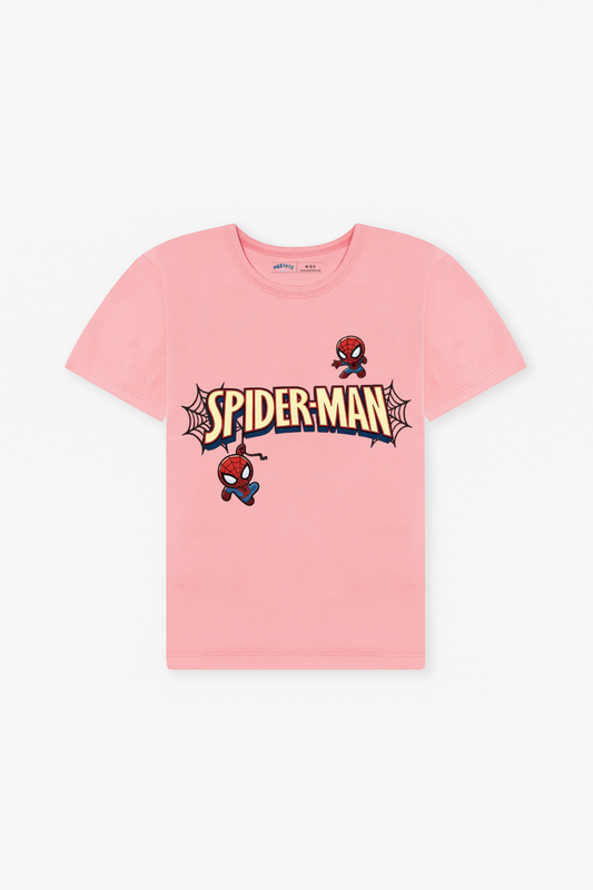 Spider-Man Web-Swing Tee - Pink V2