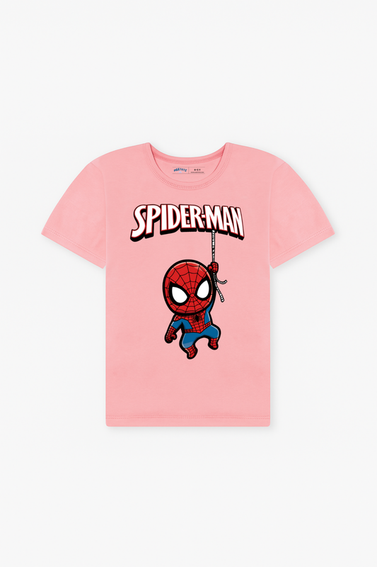 Spider-Man Hanging Web Tee - Pink V2