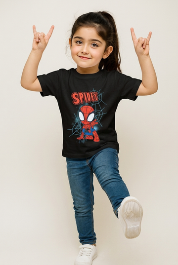 "Spidey" Web Tee – Black