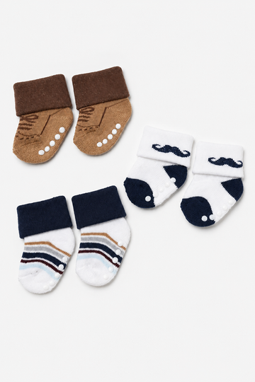 Dapper Gentleman Baby Summer Socks – pack of 3