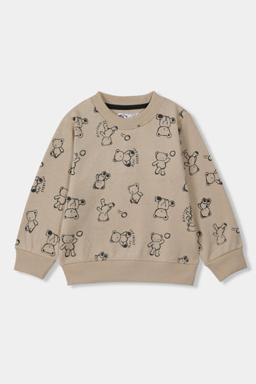 Teddy Organic Fleece Sweatshirt for Kids