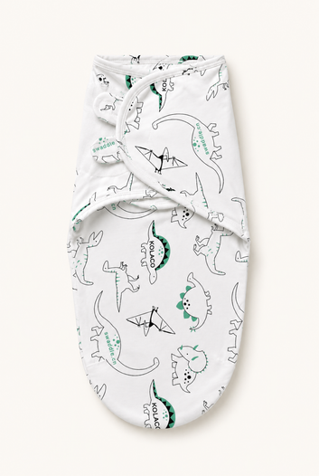 Dinosaur Printed Easy Swaddle Wrap