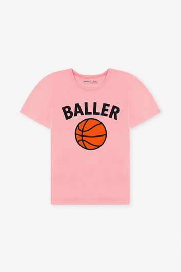 Baller Tee & Black Shorts Set