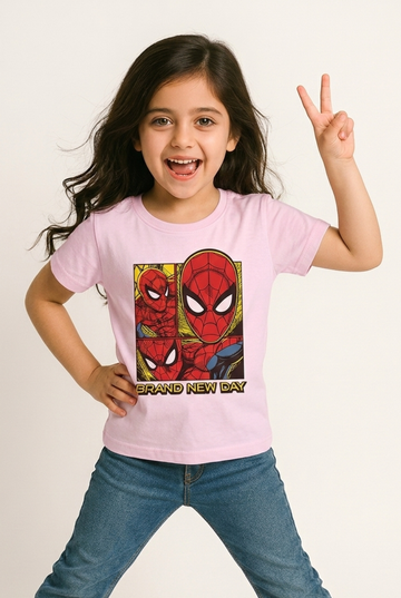 Spider-Man "Brand New Day" Tee – Pink