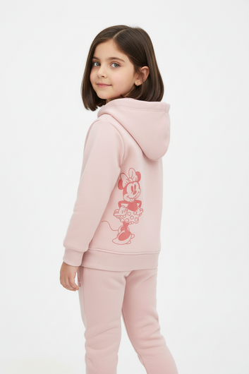 Baby Pink Minnie Mouse Tracksuit for Girls