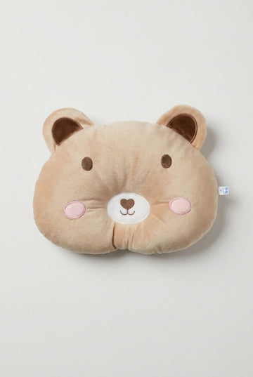 Baby Beige Bear Velvet Head Pillow