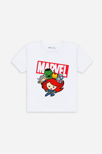 Marvel Tee & Leopard Print Tights Set